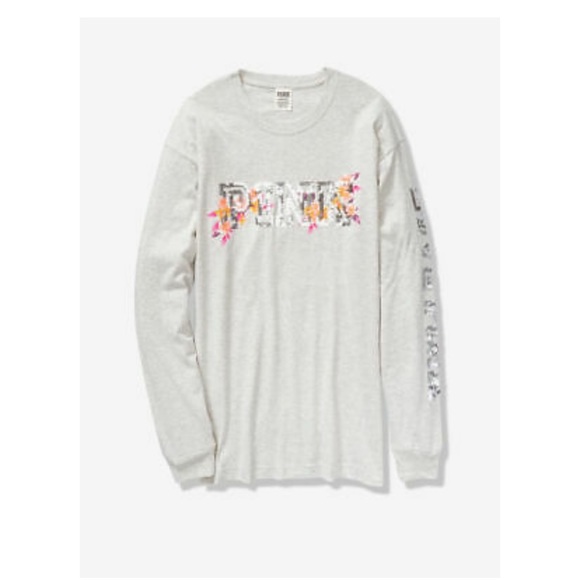 ❤️Pink floral long sleeve tee❤️ - Picture 4 of 4